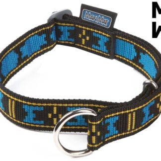 Collier Manmat Standard Semi-étrangleur bleu