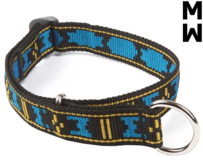 Collier Manmat Standard Semi-étrangleur bleu