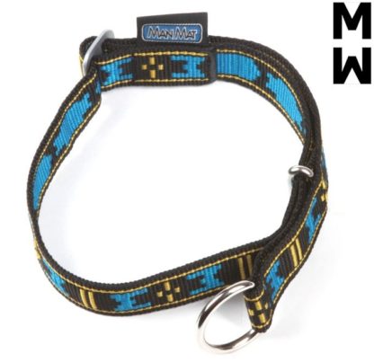 Collier Manmat Standard Semi-étrangleur bleu