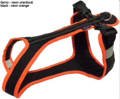 Harnais Zero DC Short noir/orange fluo