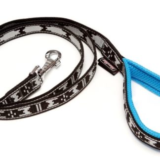 Laisse plate Manmat bleue