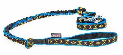 Laisse amortie Manmat bleue